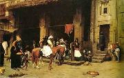 unknow artist Arab or Arabic people and life. Orientalism oil paintings  455 Germany oil painting artist